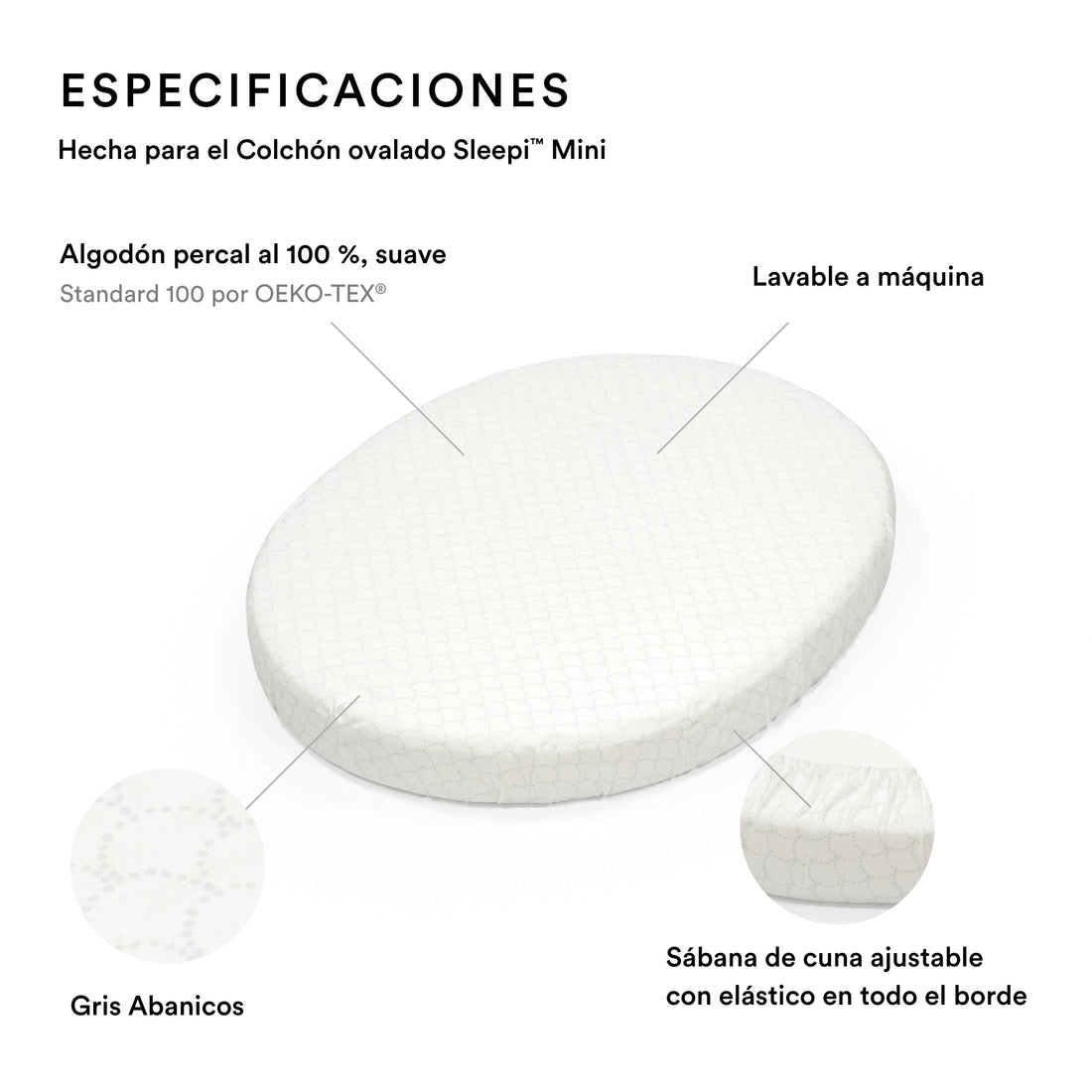 Sábana Bajera Ajustable Stokke Sleepi Mini V3