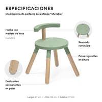 Stokke® MuTable™ Bundle Mesa de Juegos y 2 Sillas