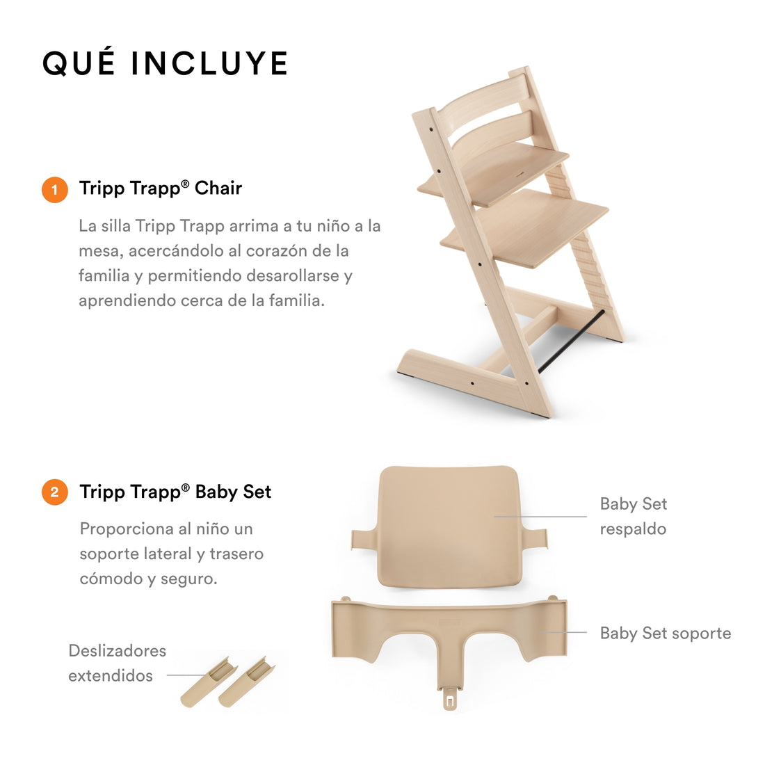 Trona Tripp Trapp de Stokke con Baby Set