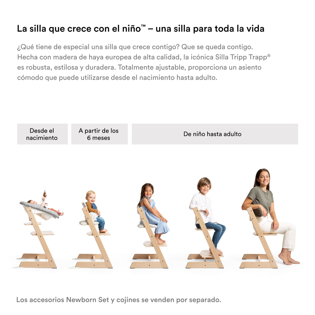 Trona Tripp Trapp de Stokke con Baby Set