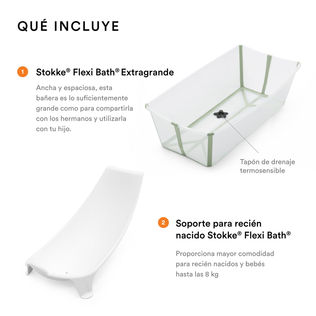 bañera de stokke Pack Bañera Stokke Flexi Bath Extra Grande – bebemoonmx