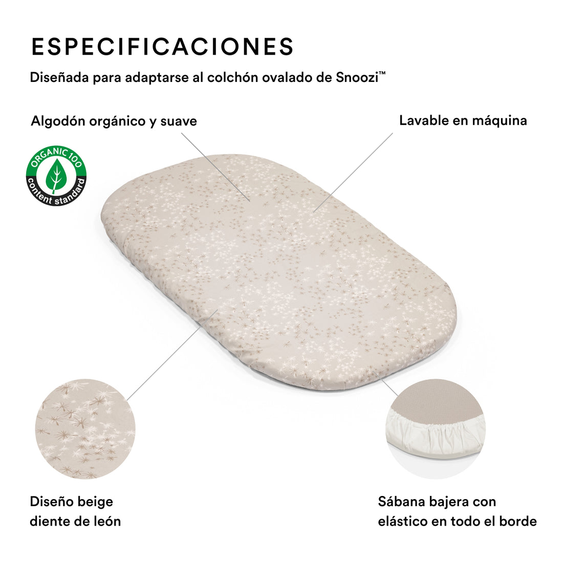 Sábana bajera Stokke Snoozi 2(pack)