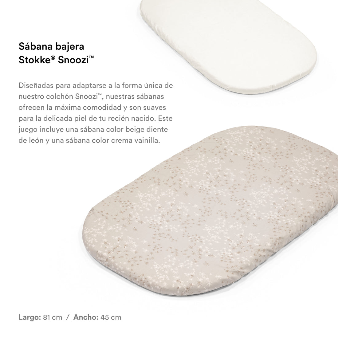 Sábana bajera Stokke Snoozi 2(pack)