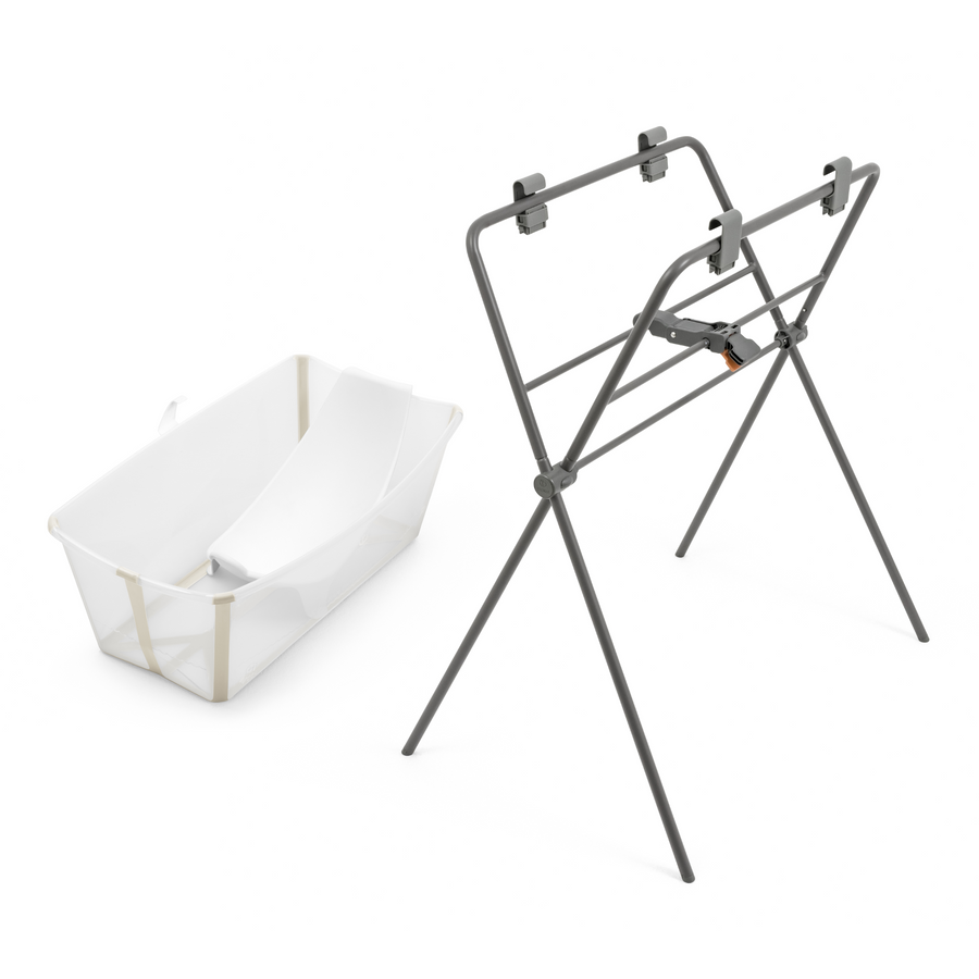 Bañera Flexi Bath Stokke + Soporte para recién nacido + Stand para Bañera Flexi Bath