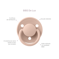 Bibs The Lux Night Chupones De Silicon Para Bebe De 0-3 Años