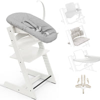 Stokke Tripp Trapp Paquete completo Newborn Set, Baby Set, Tray, Cojín y Arnes