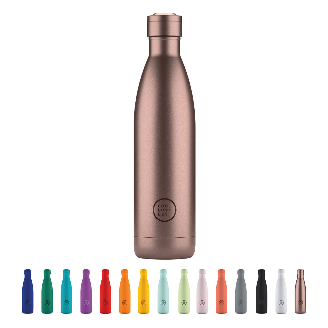 Cool Bottles Botella Termo Metallic Rose 750ml