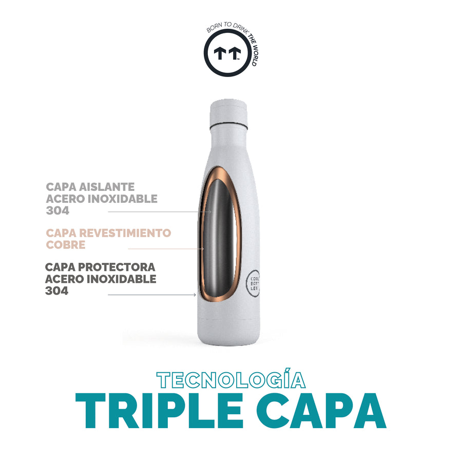 Cool Bottles Botella Termo Vivid Turquoise 750ml
