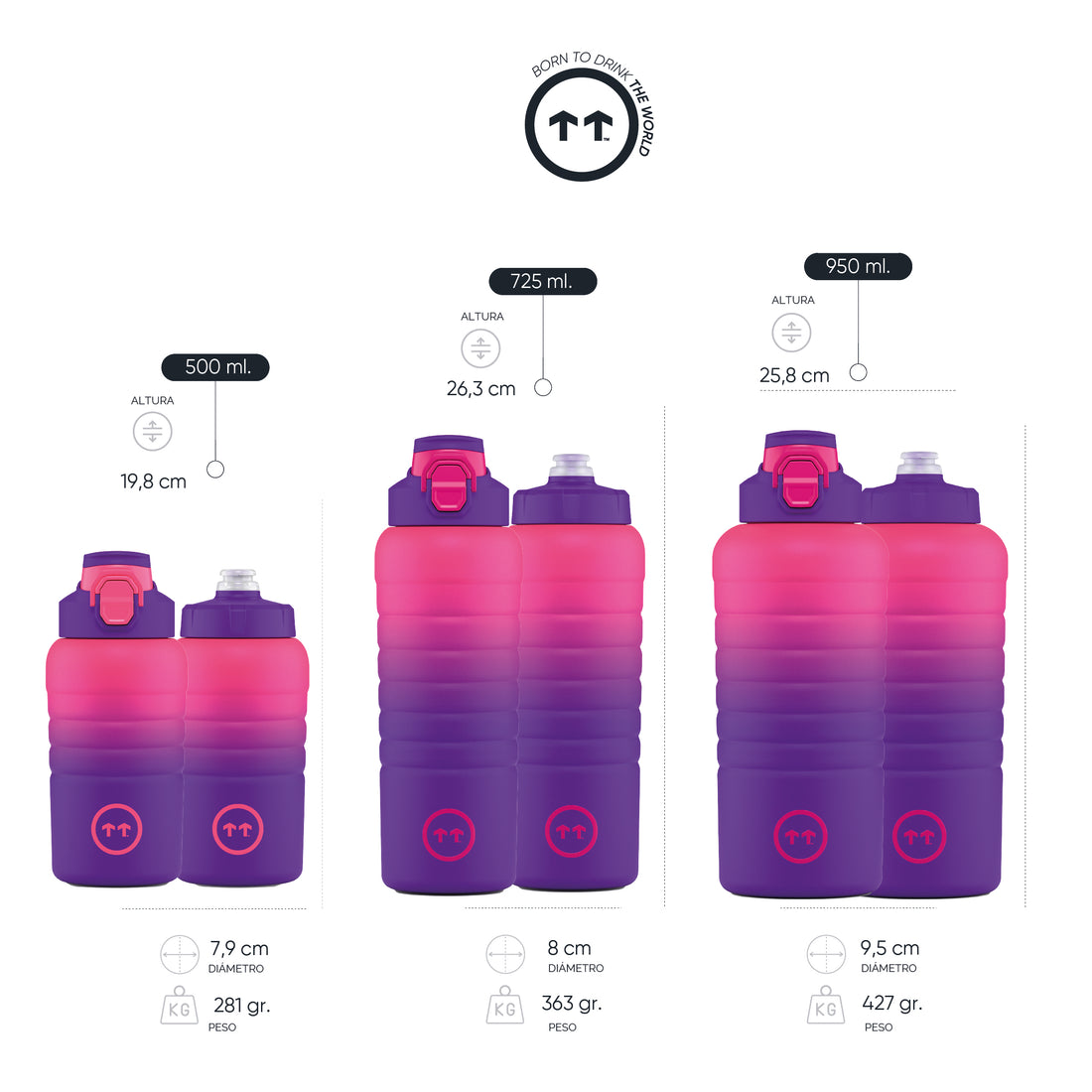 Cool Bottles Termo Sport Los Angeles 950ml