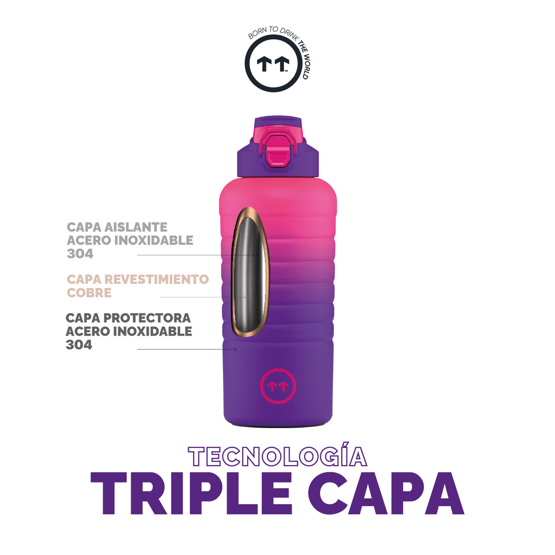 Cool Bottles Termo Sport Los Angeles 950ml