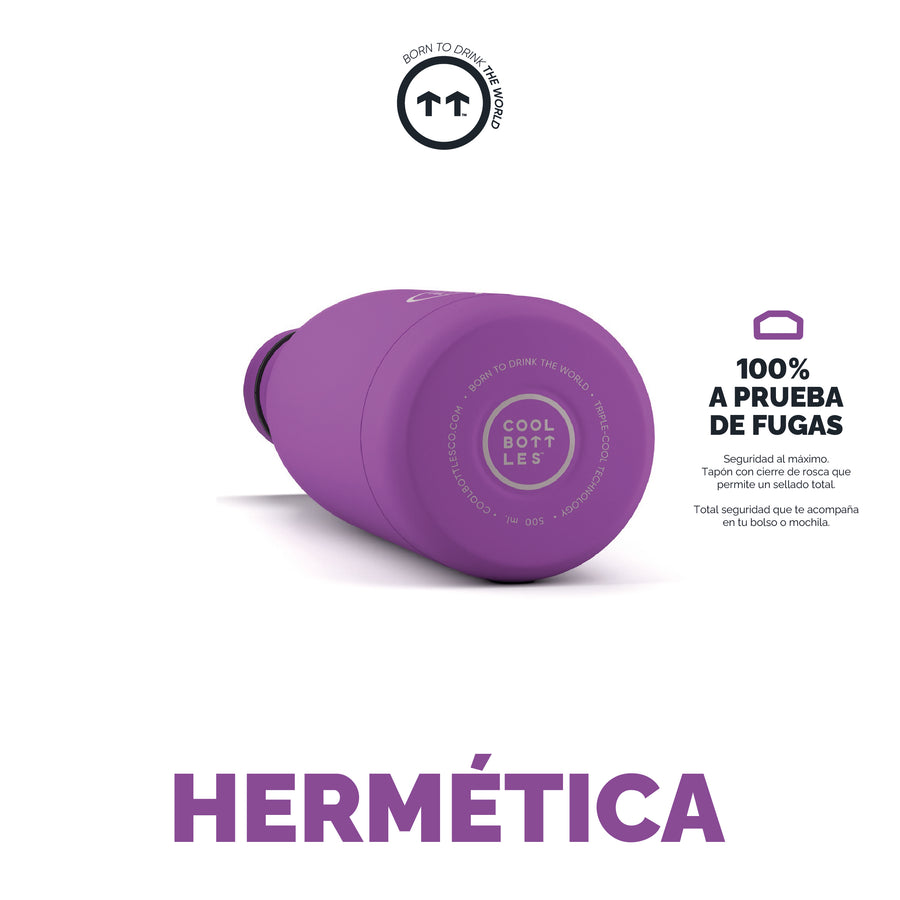 Cool Bottles Botella Termo Vivid Violet 750ml