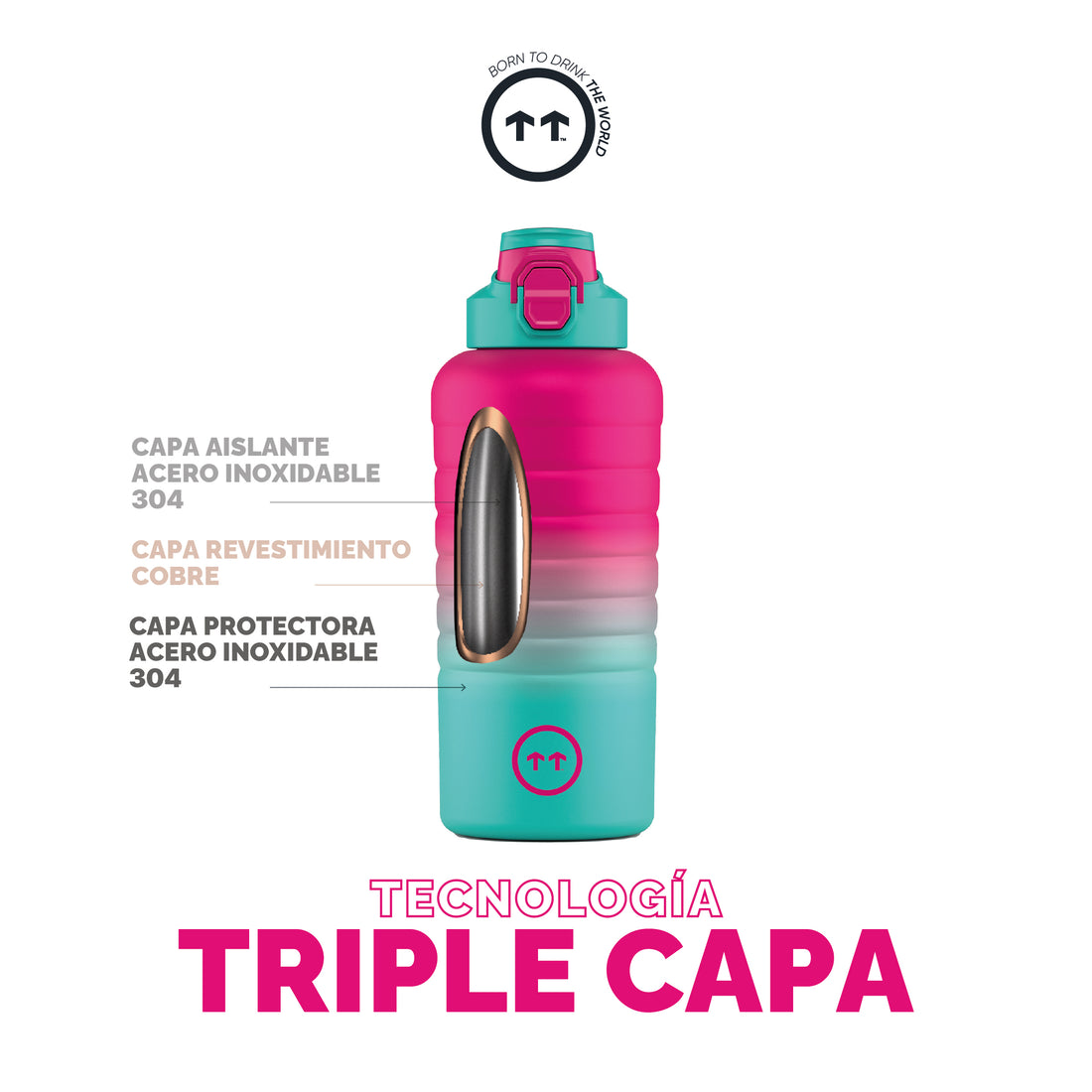 Cool Bottles Termo Sport Brisbane 950ml