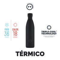 Cool Bottles Botella Termo Mono Black 750ml