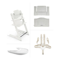 Stokke Tripp Trapp, Baby Set, Cojín, Tray y Arnes Blanco