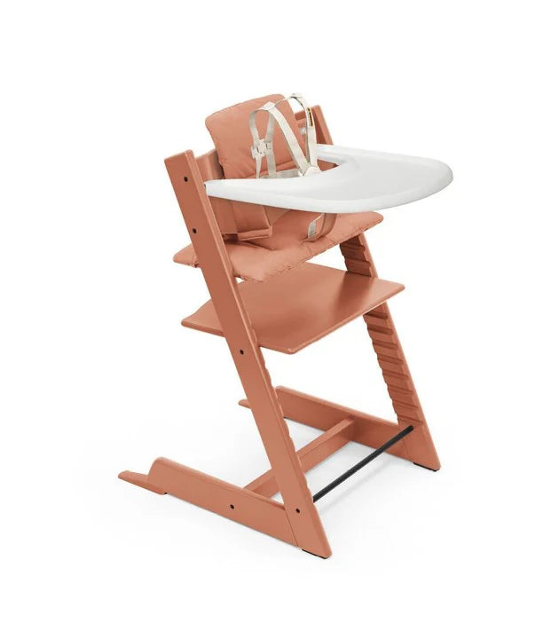 Stokke Tripp Trapp, Baby Set, Cojín, Tray y Arnes Terracota