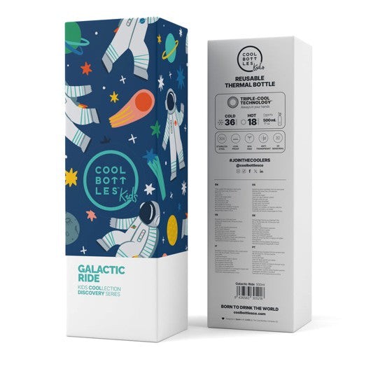 Cool Bottles Botella Termo Kids Galactic Ride 500 Ml