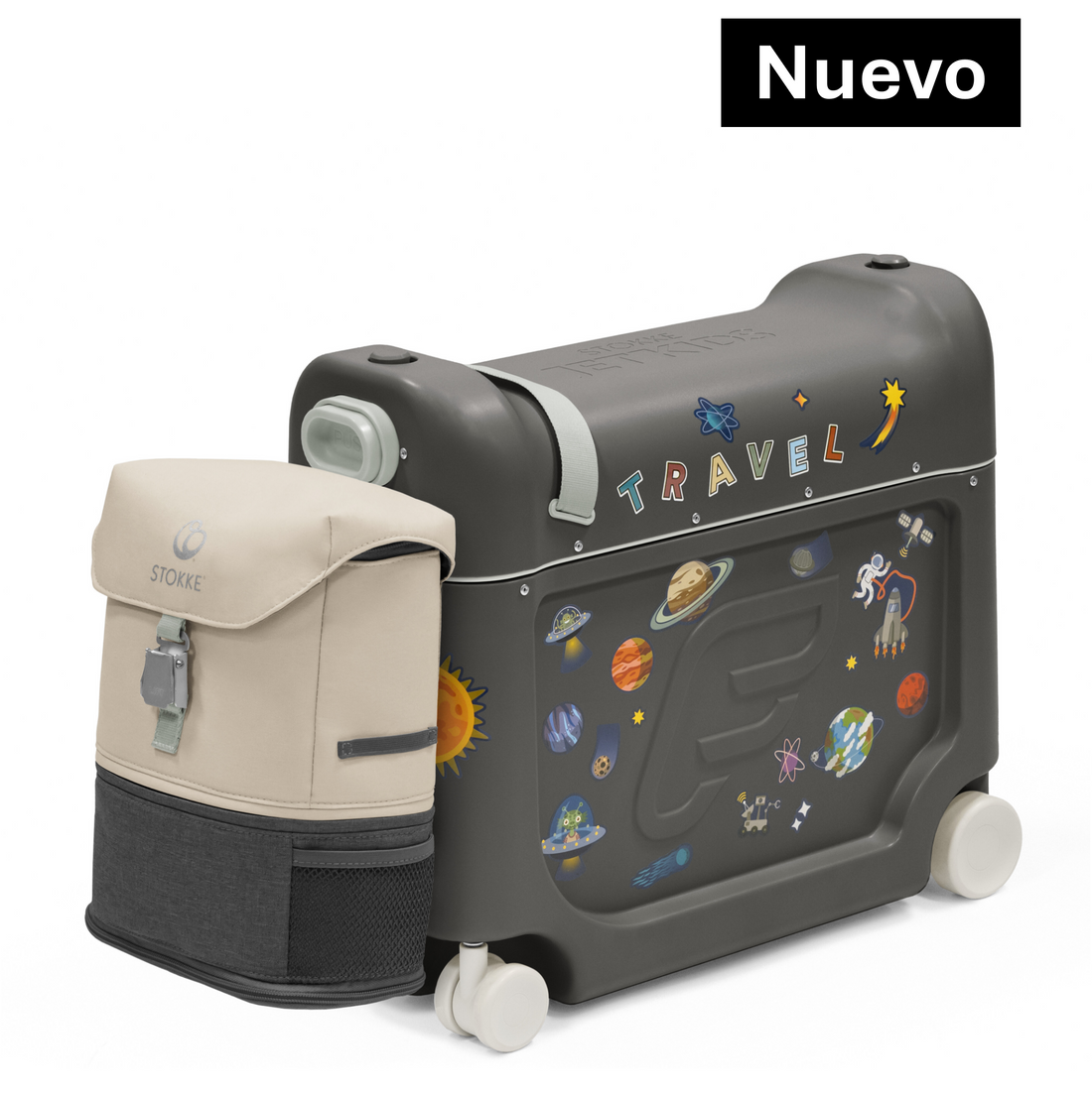 Kit de viaje Stokke® JetKids™, Midnight Grey