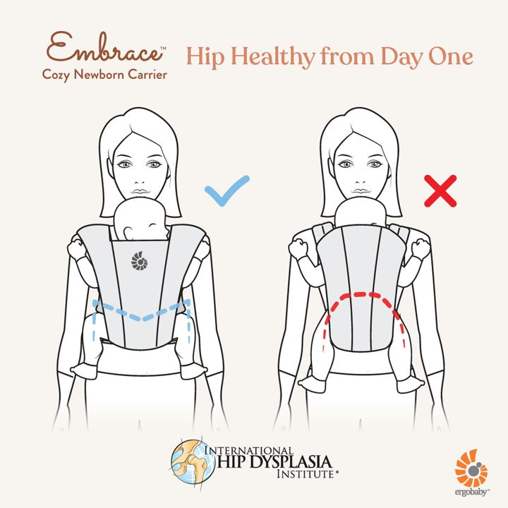 Ergobaby canguro porta bebe Embrace Air Mesh