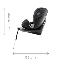 Britax Linea Europea SWIVEL 2-360, Midnight Grey de 0 a 7 años