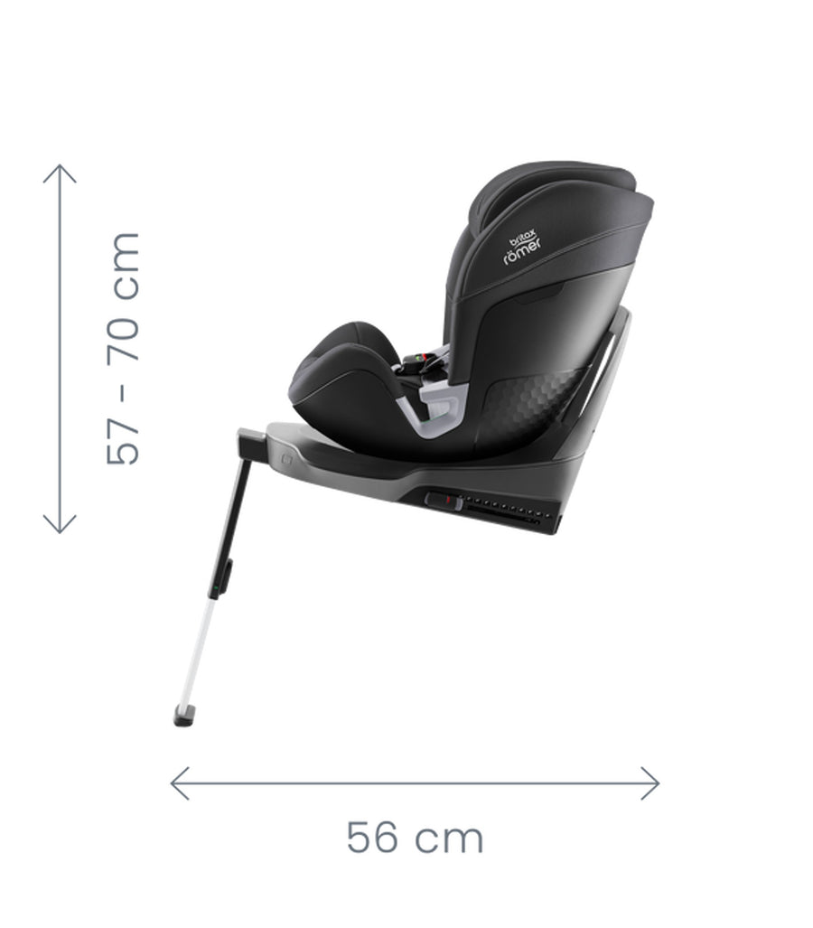 Britax Linea Europea SWIVEL 2-360, Midnight Grey de 0 a 7 años
