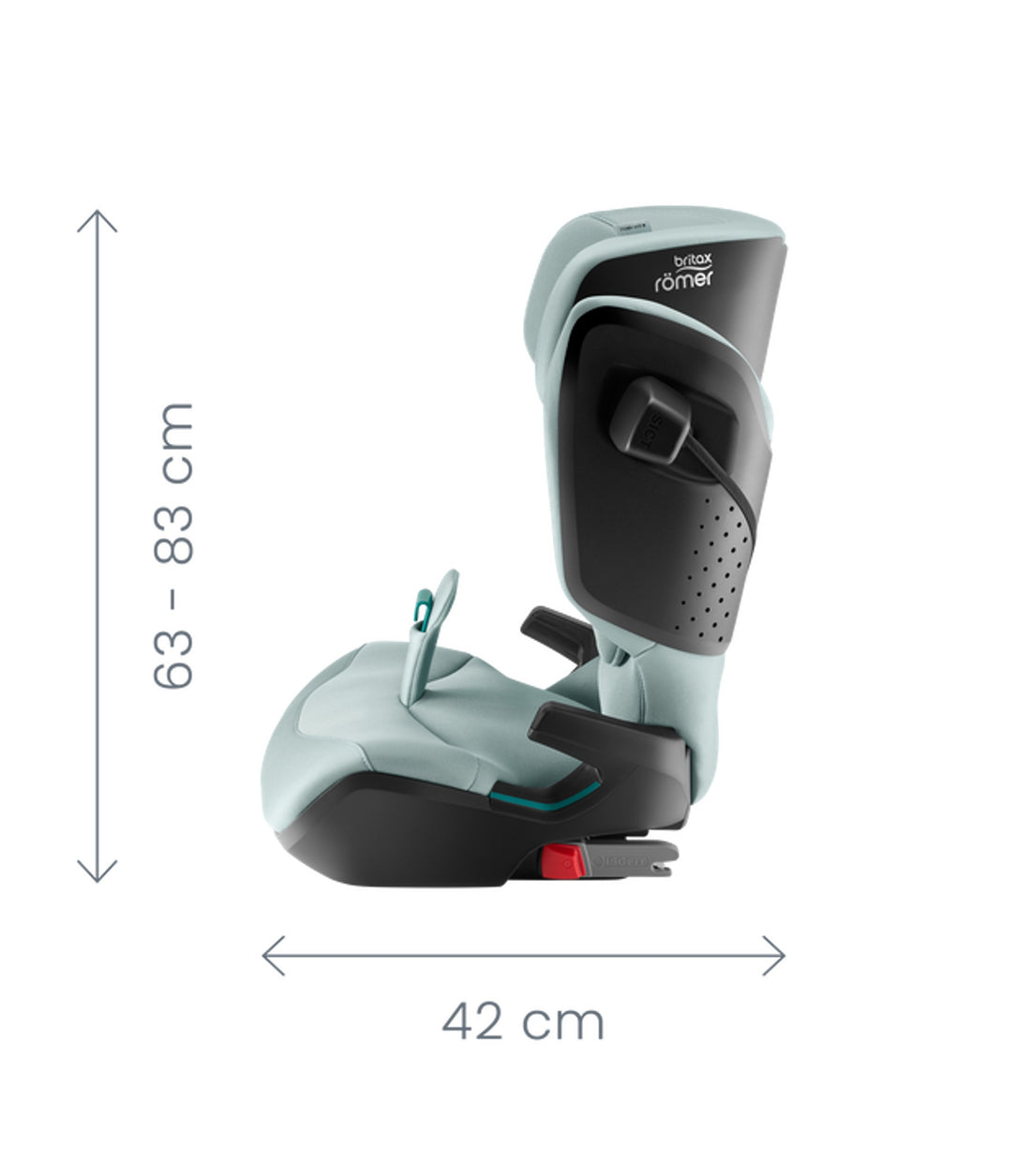 Britax Linea Europea Kidfix Pro Mineral Grey 3.5-12 años