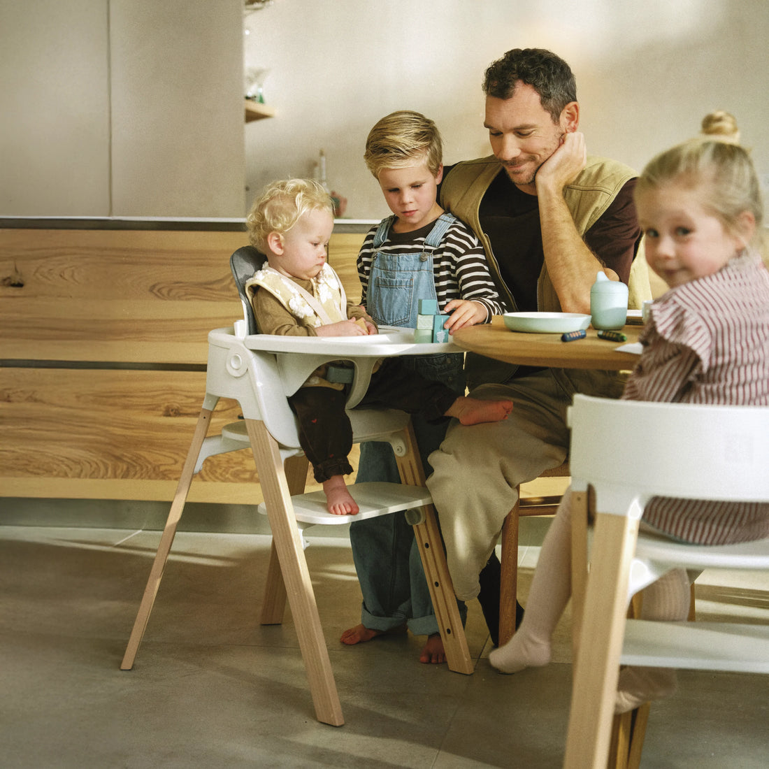 Silla Alta Stokke Steps