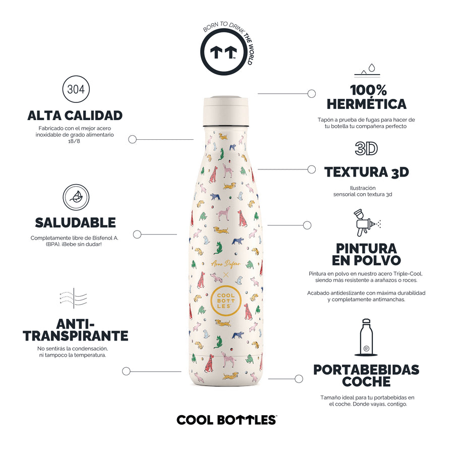 Cool Bottles Botella Termo Doggie Party 500ml