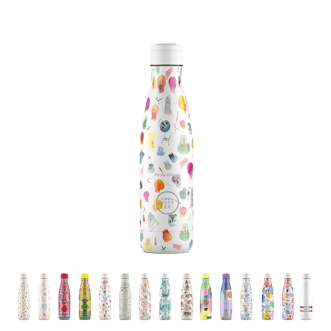 Cool Bottles Botella Termo Crazy Skulls 500ml