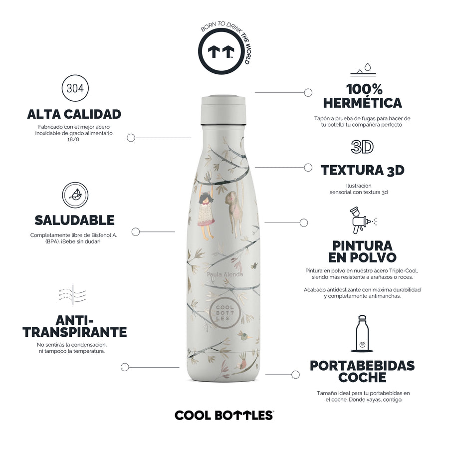 Cool Bottles Botella Termo Hanging Friends 500ml