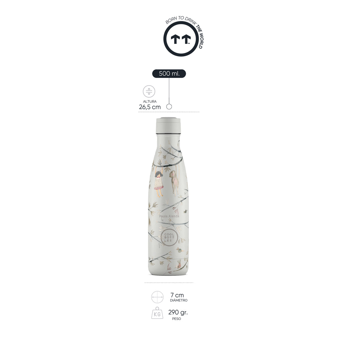 Cool Bottles Botella Termo Hanging Friends 500ml
