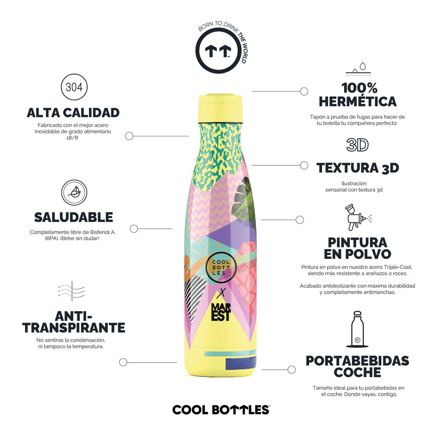 Cool Bottles Botella Termo Mediterranean 500ml