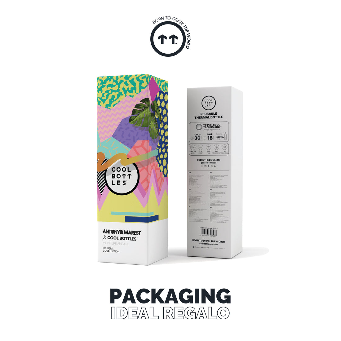 Cool Bottles Botella Termo Mediterranean 500ml