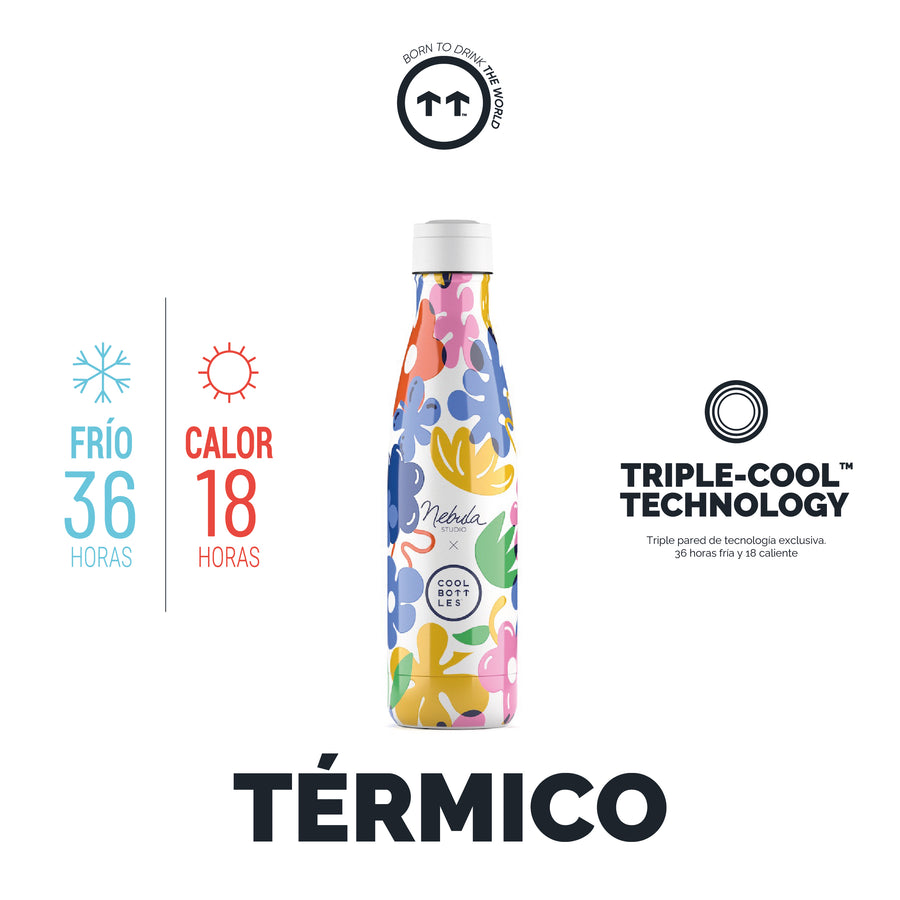 Cool Bottles Botella Termo Floral Madness 500ml