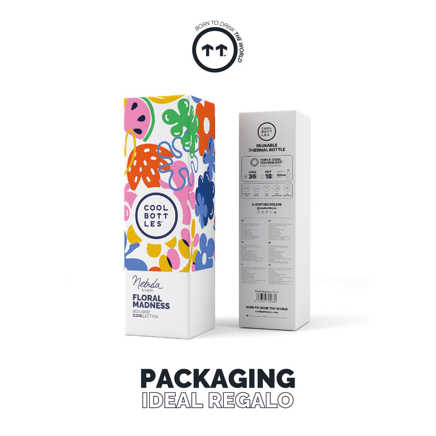 Cool Bottles Botella Termo Floral Madness 500ml