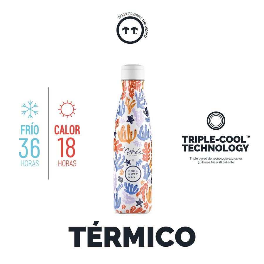 Cool Bottles Botella Termo Underwater Fun 500ml