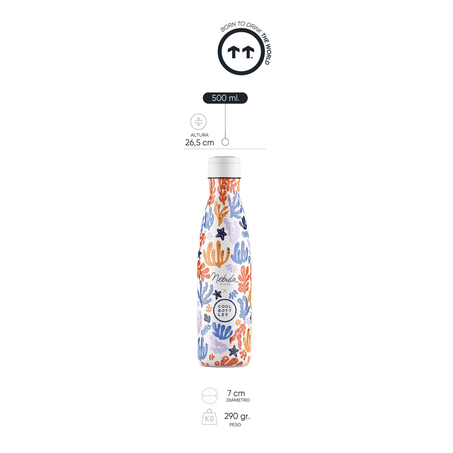 Cool Bottles Botella Termo Underwater Fun 500ml