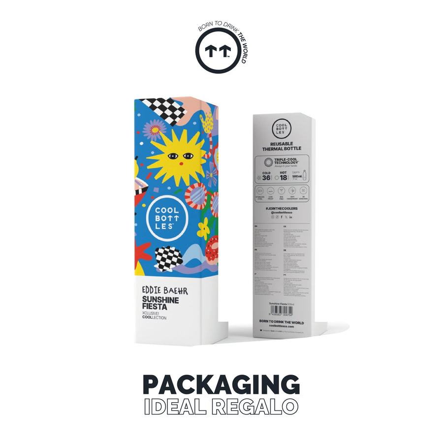 Cool Bottles Botella Termo Sunshine Fiesta 500ml