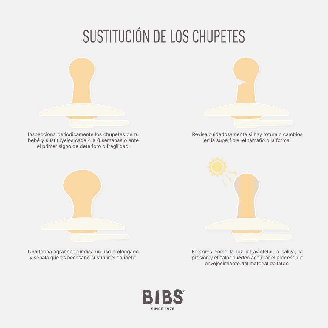 Bibs The Lux Night Chupones De Silicon Para Bebe De 0-3 Años