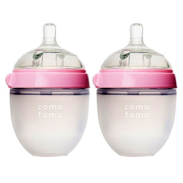 Comotomo Biberón Tacto Natural Flujo Lento 0-3 Meses 150 Ml 2 piezas